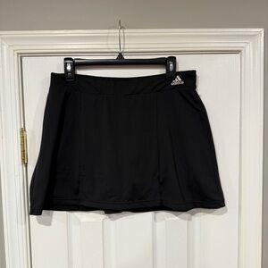 Adidas Black Athletic Skort Womens XL Tennis Skirt Built In Shorts